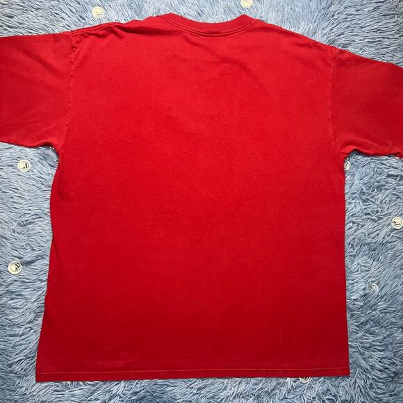 VINTAGE Ranch Shirt Size XL Mens Red Southfork Texas Retro 90s - Picture 2 of 10